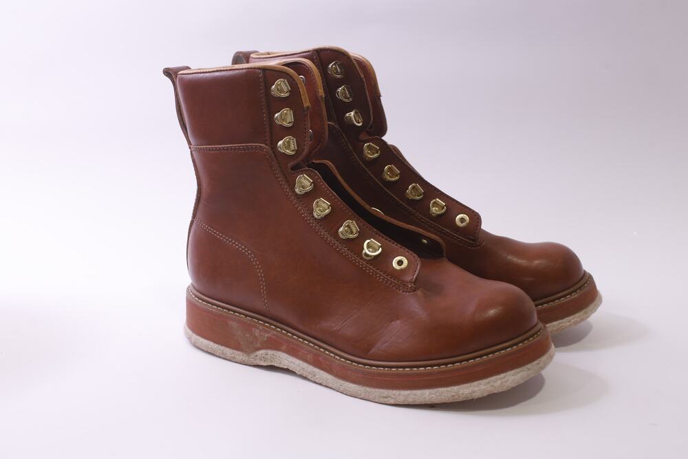 Cabela's, Roughneck, Wading Boots, Mens 11.5 - 12.5 Brown Leather, 82106012
